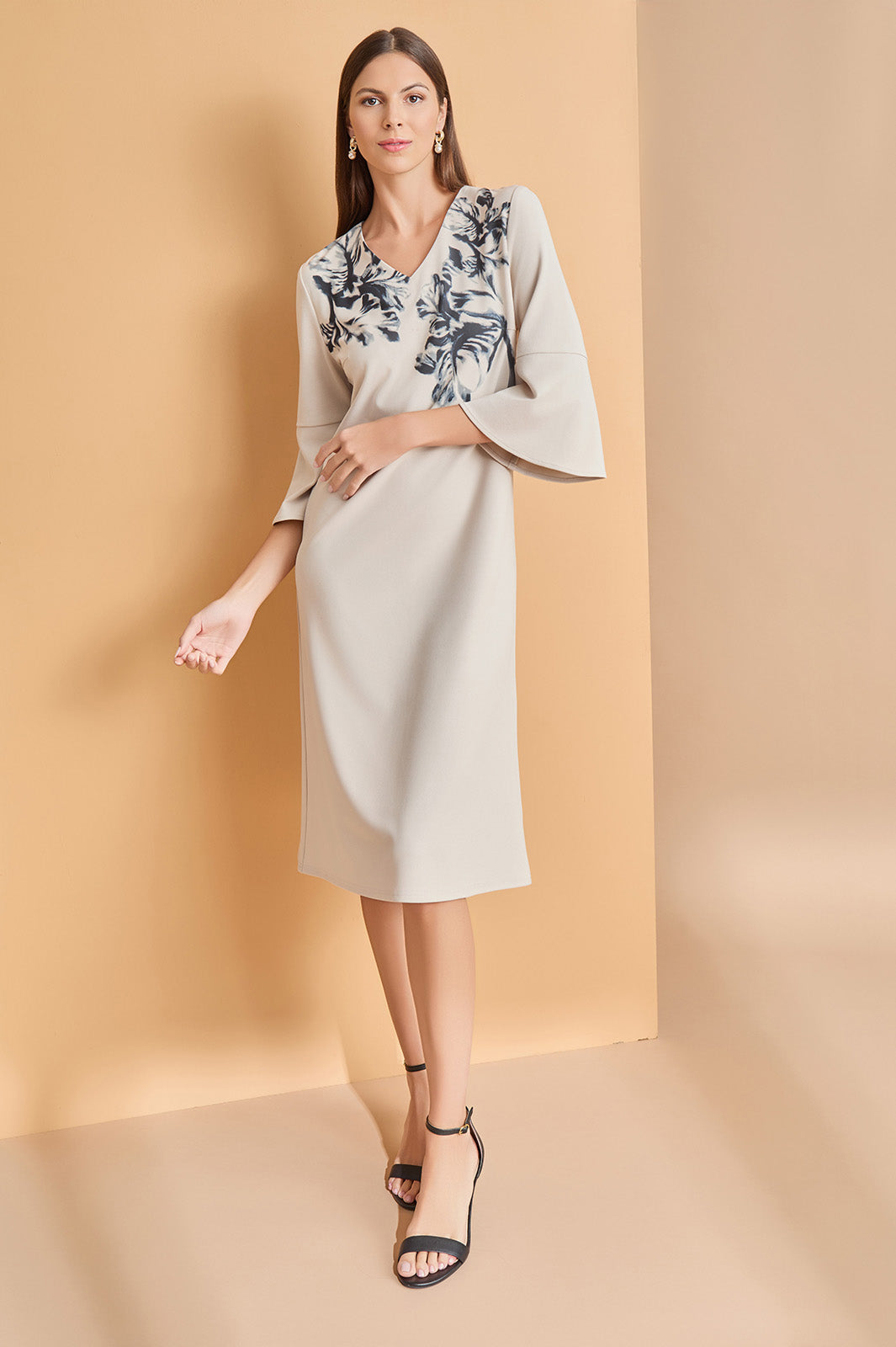 navy blue dress for baby girl Sydneys Closet SC7386 Long Prom Dress Plus Size Strapless A-Line Floral Slit Puff Sleeves Train Pockets Formal Gown 14 / Green Floral
