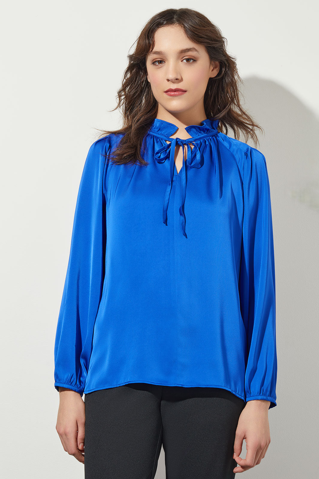 Keyhole neckline blouse online