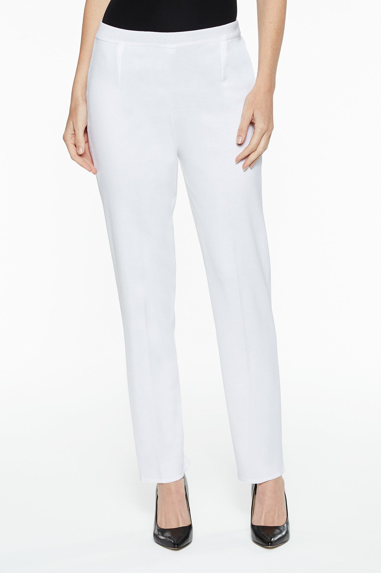white plus size dress pants White / 0X