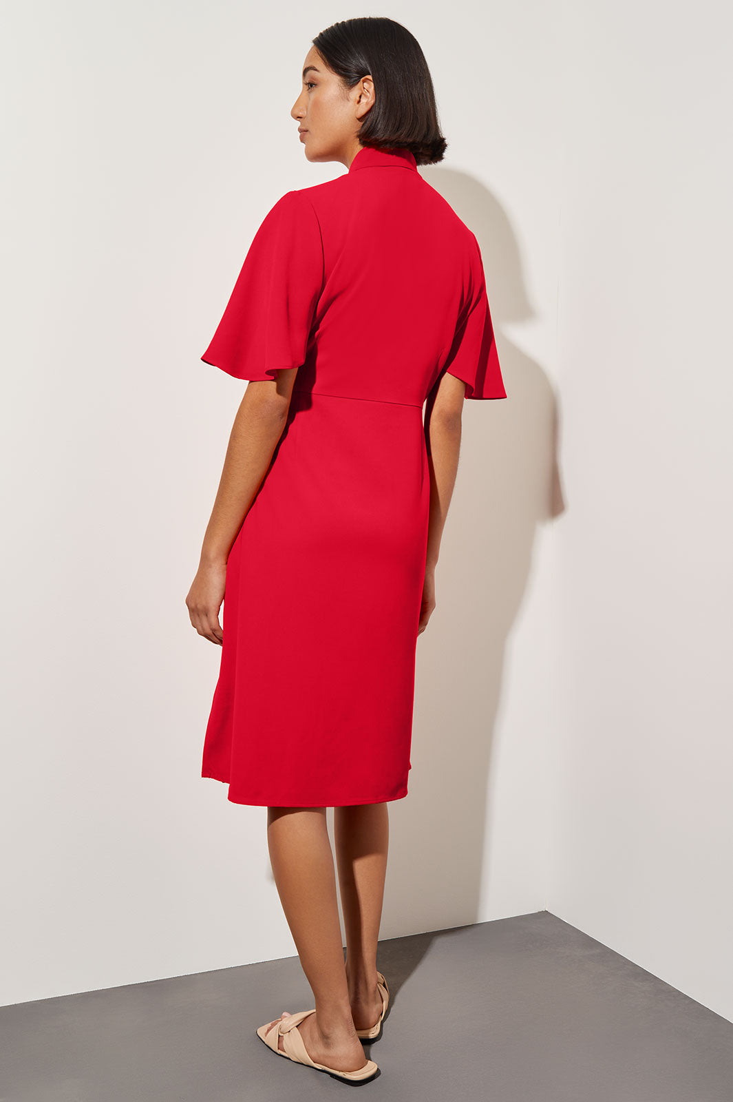 【日本入手困難】Printed crepe de chine dress ワンピース 日本入手困難】Printed crepe de chine dress ワンピース