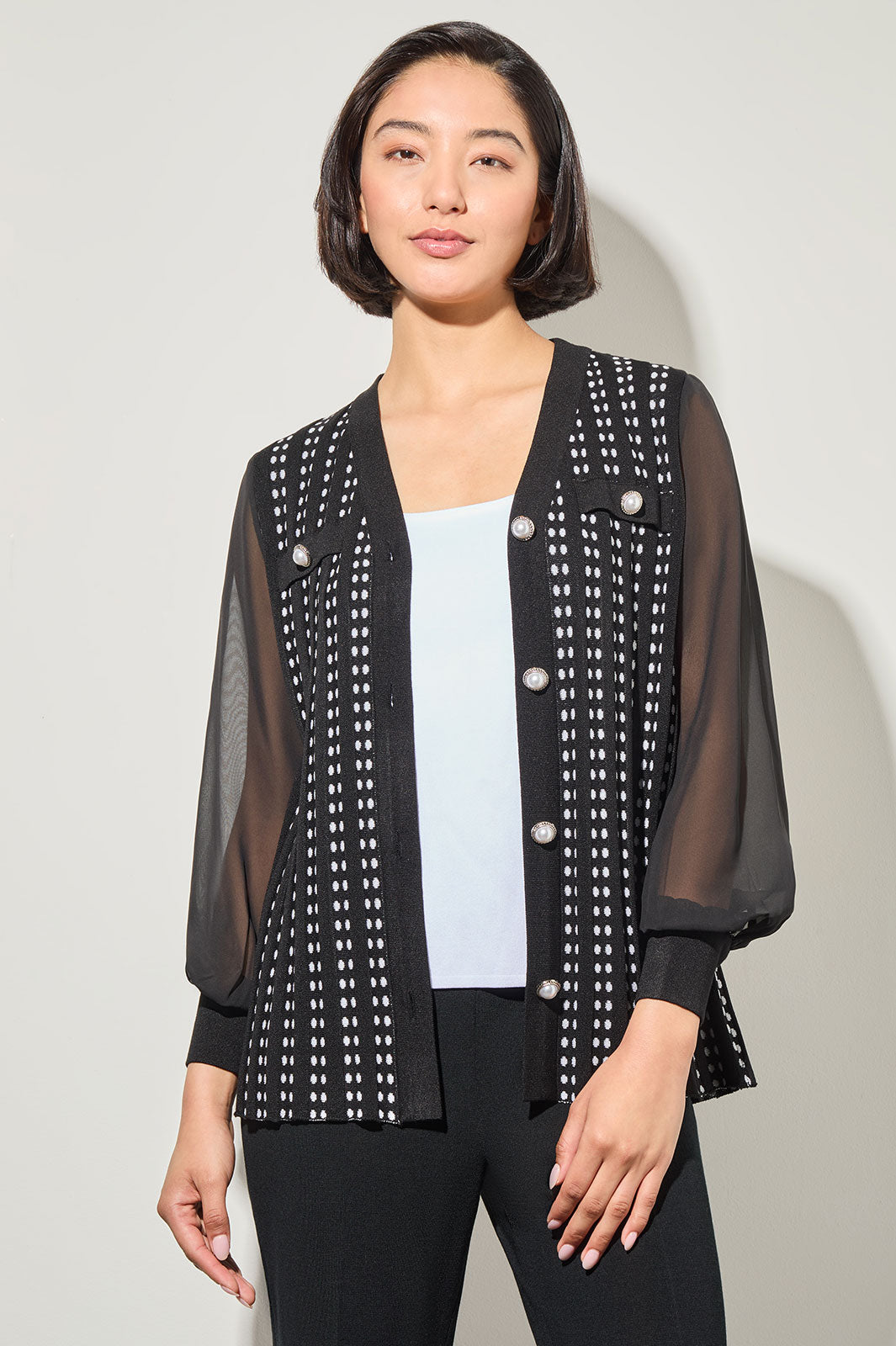 Ming Wang outlets Cardigan