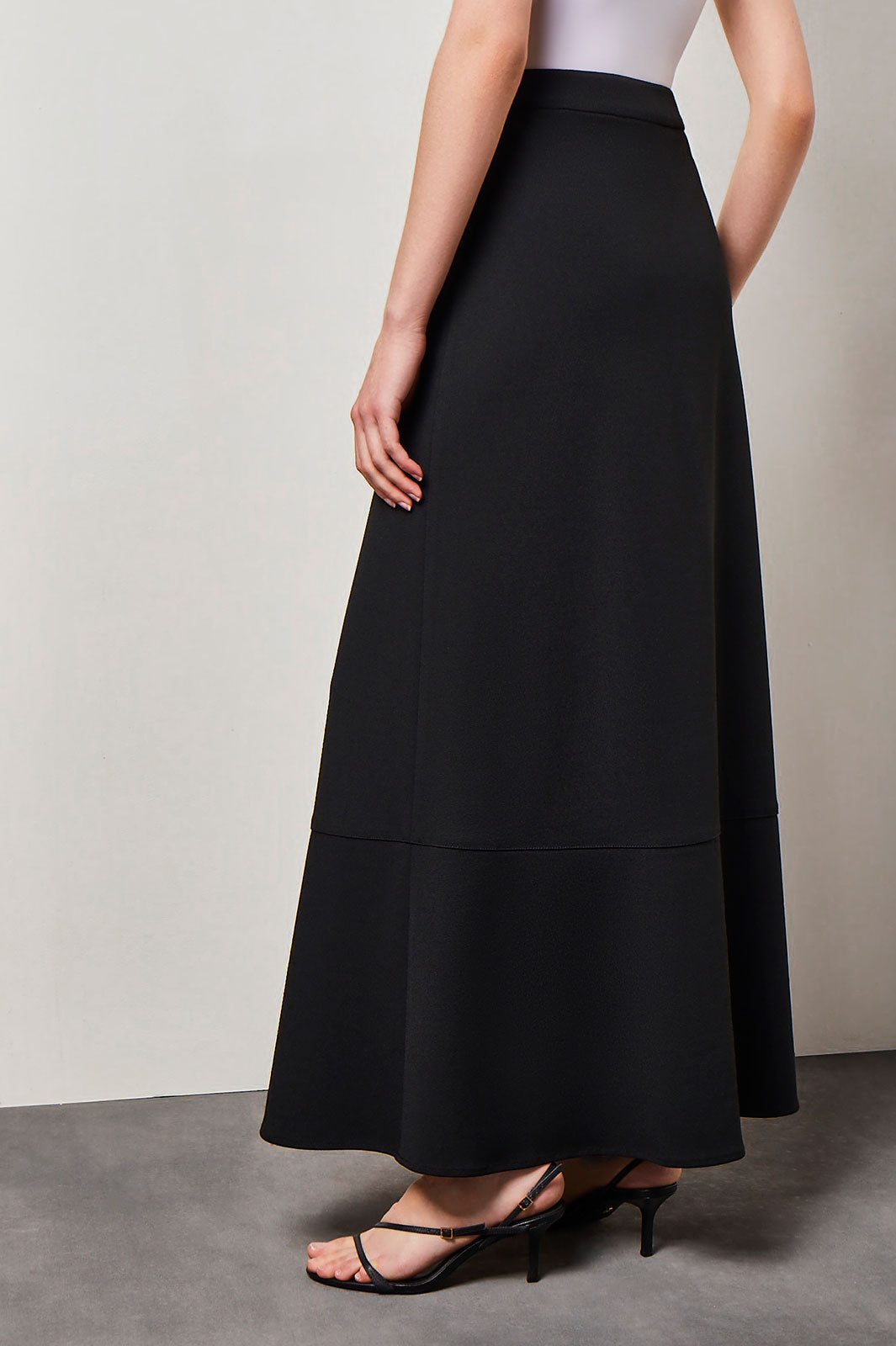 Flared skirt maxi hotsell