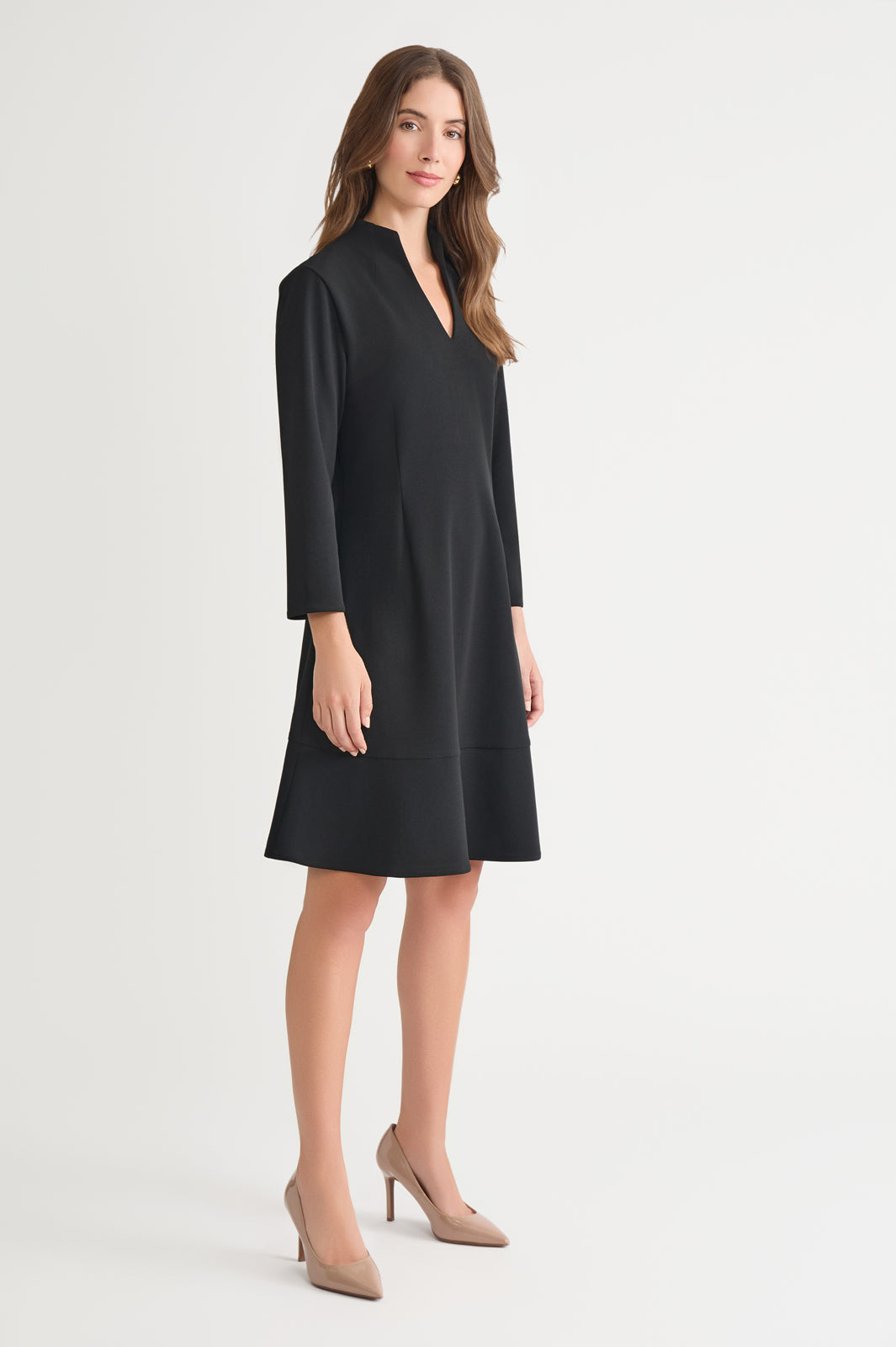 knee length dresses for ladies Black Midi Sheath Dress main image 0
