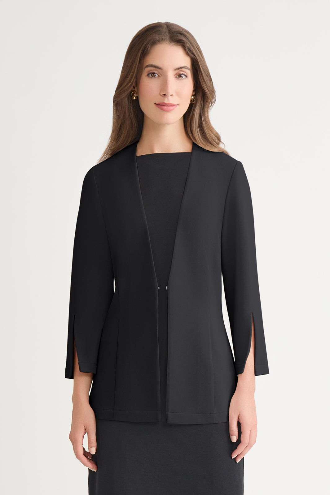 ★E.B.M★ Single-breasted tailored jacket EMP2CJK030 Denim Single-Breasted Suit | Neiman Marcus