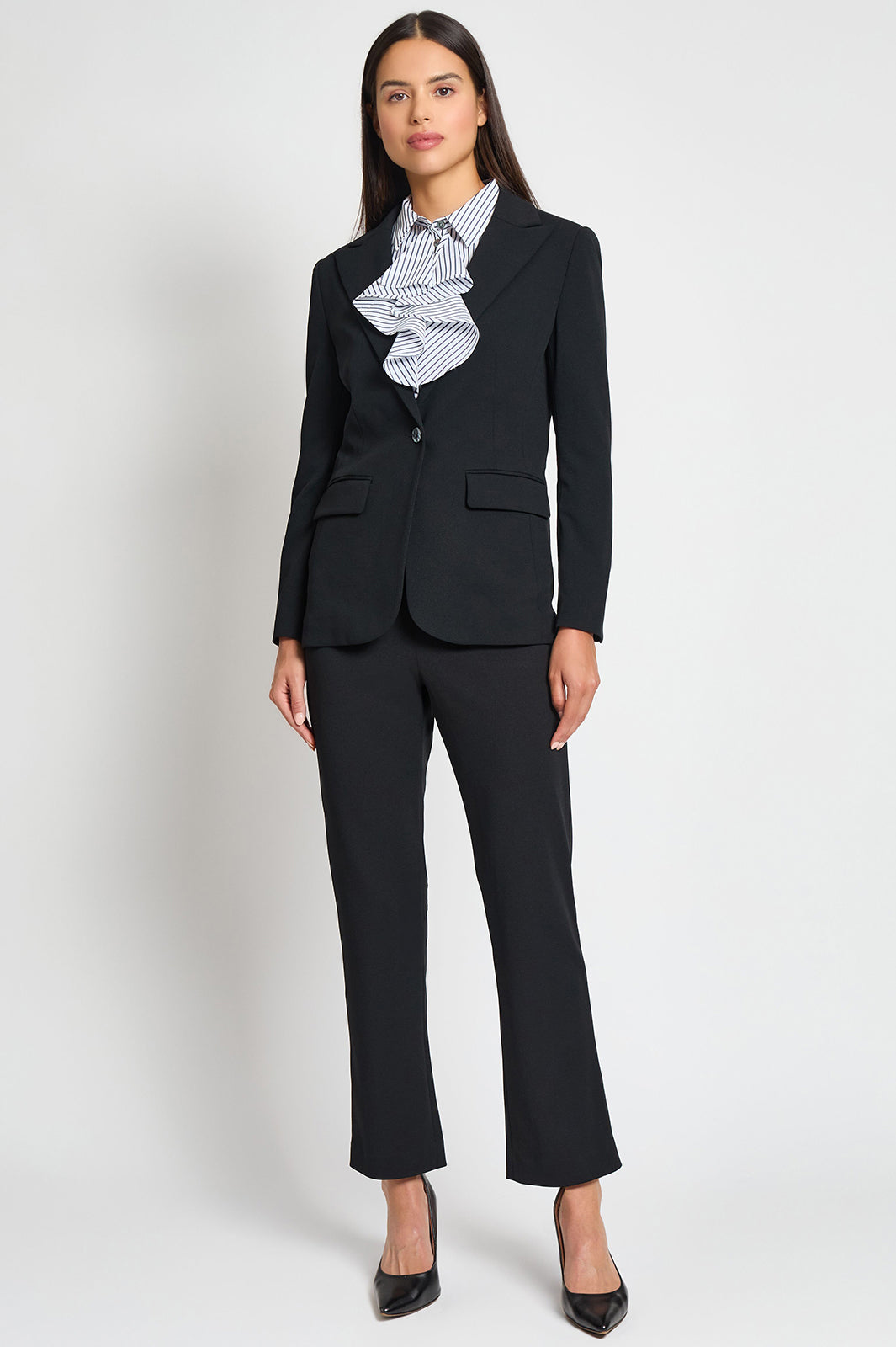 【THE MOZZ】Salt Pintuck Slacks Pintuck Maxi Trousers – Estudio Niksen