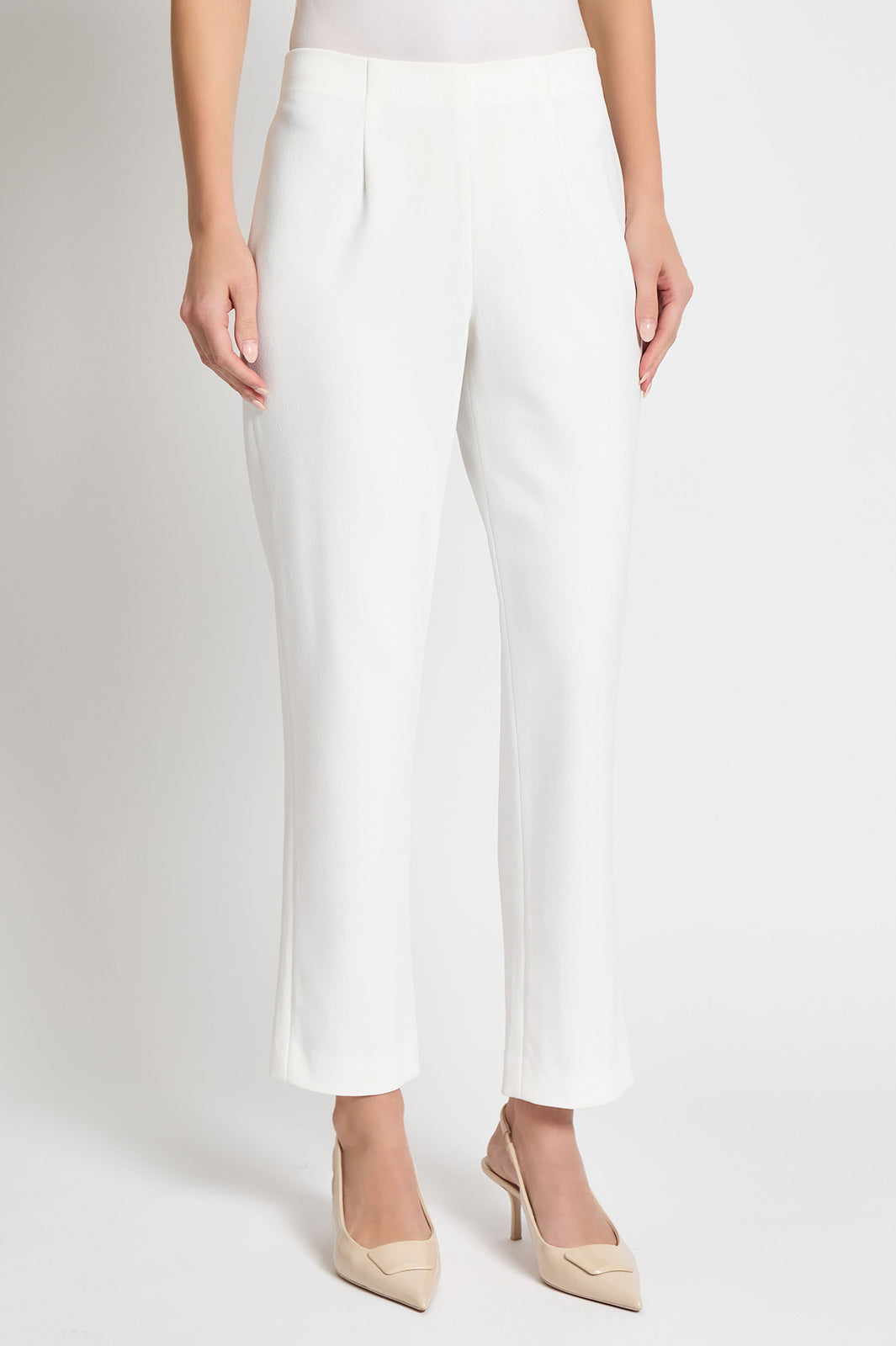 【THE MOZZ】Low Pintuck Slacks TWEE Kenneth Crease Pintuck Wide Leg Slacks | KOODING