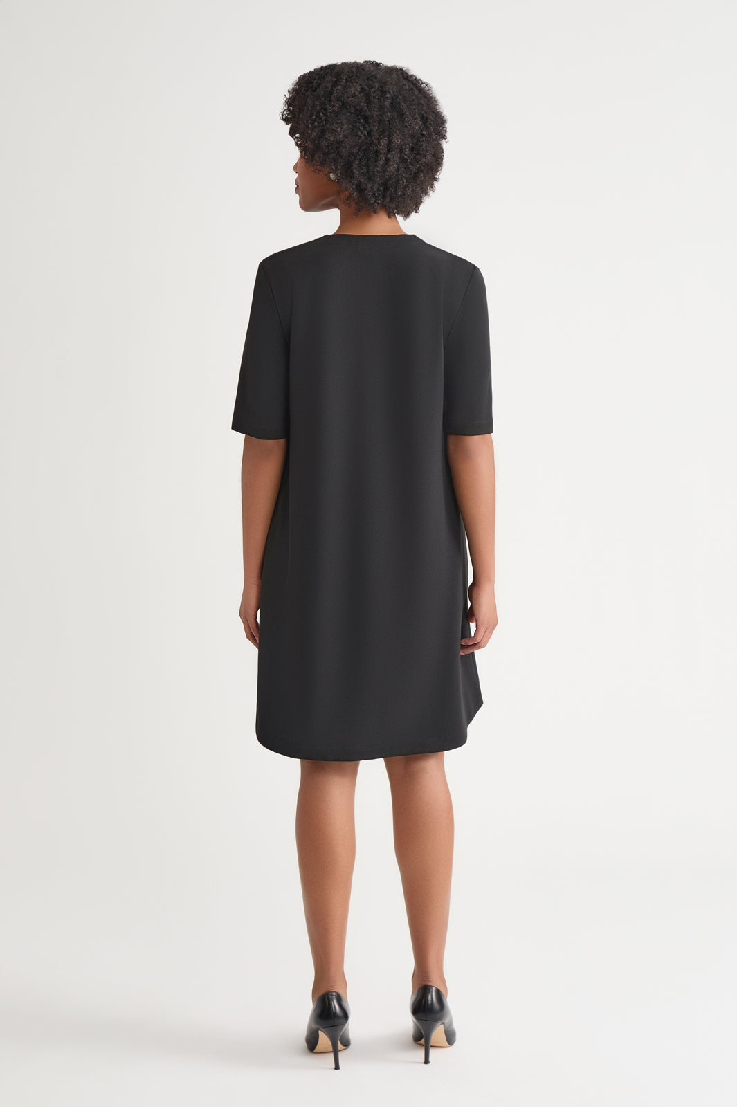 Plus Size Stretch Deco Crepe A-Line Dress Plus Size Stretch Deco Crepe A-Line Dress