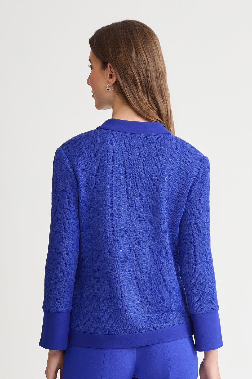 Heritage Lightweight Tonal Split Sleeve Knit Jacket | Ming Wang