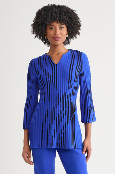 Dual-Toned Soft Knit Signature Tunic | Ming Wang