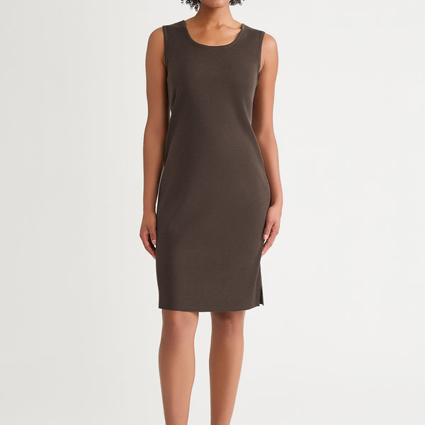 Sleeveless Sheath Knit Dress | Ming Wang