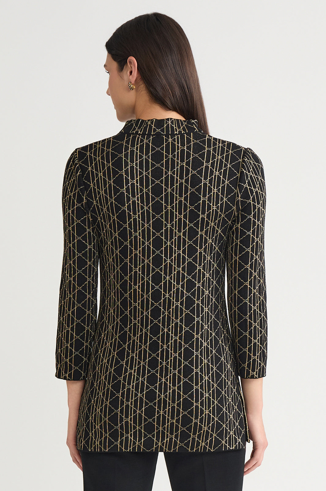 トップス Dim Moire DimMoire ディムモアール ZIP UPクロップトップス【Stripe