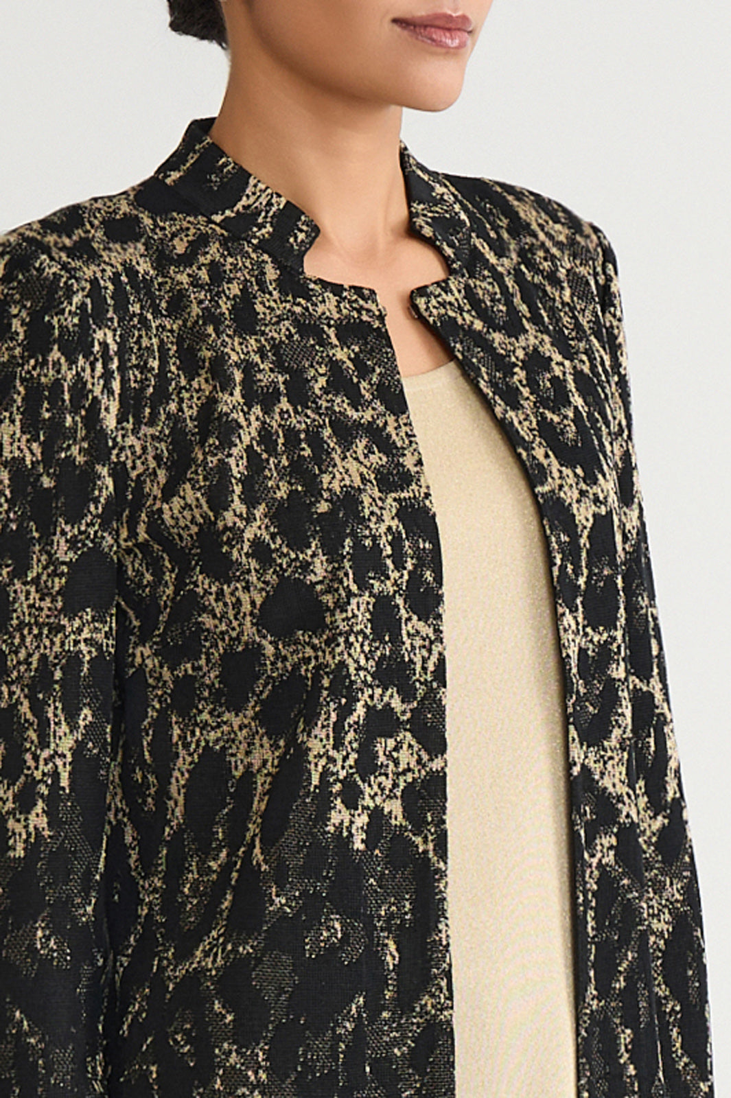 yuuuki！AMERI GLITTER JACQUARD JACKET Ameri（アメリ）の「GLITTER JACQUARD TAILORED JACKET