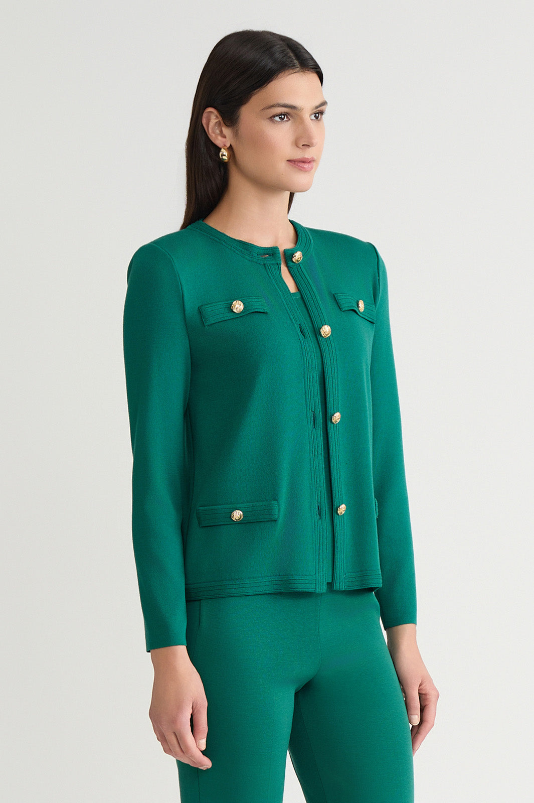 Heritage Soft Knit Cardigan Jacket | Ming Wang