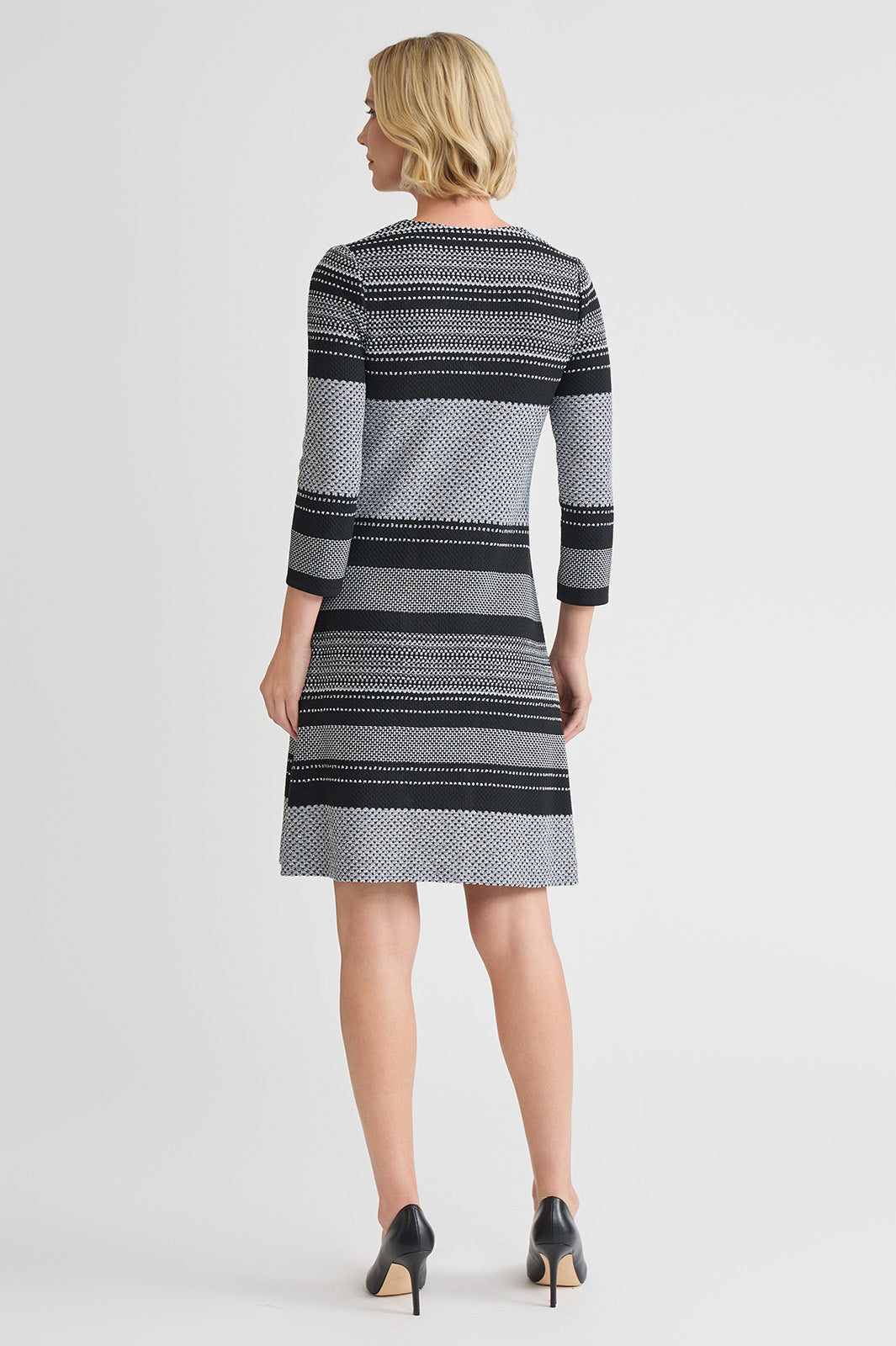 A-Line Multi-Stitch Knit Dress A-Line Multi-Stitch Knit Dress