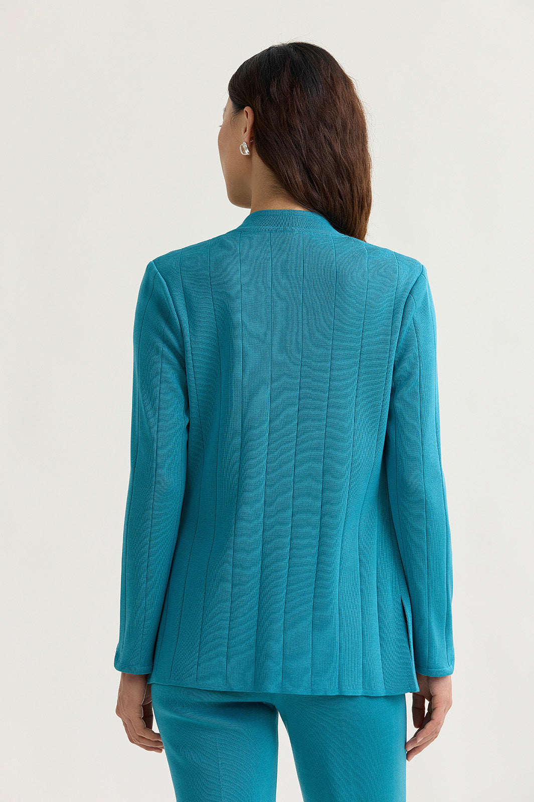 ジャケット・アウター andwang heritage double button jacket Heritage Multi Texture Knit Jacket | Ming Wang