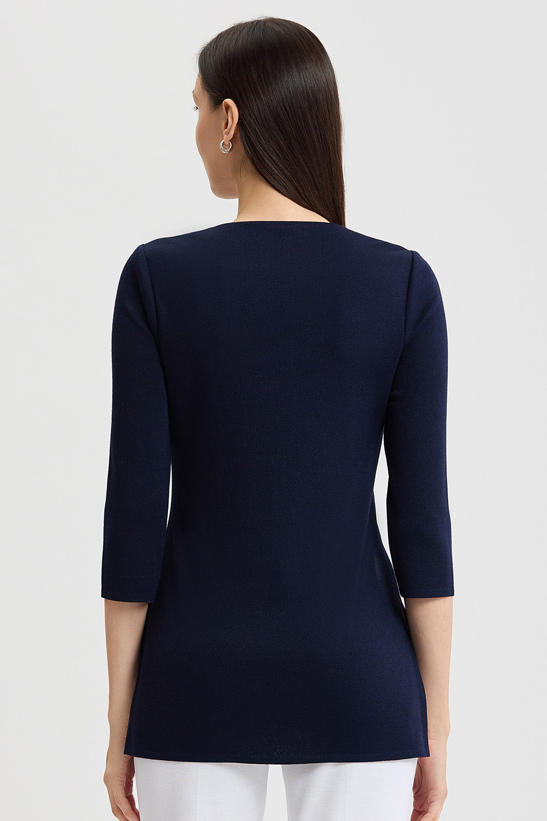 Classic Soutache Soft Knit Tunic | Ming Wang