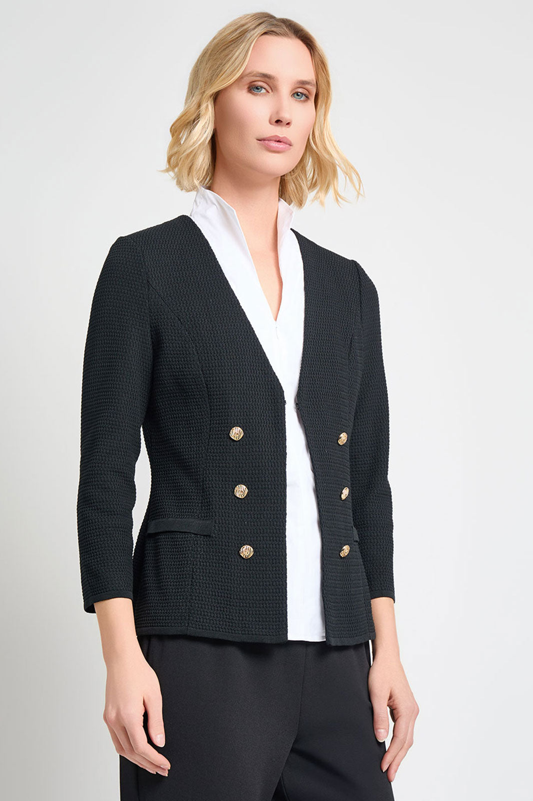ジャケット・アウター muguet tailored school blazer Tailored Crepe Single Breasted Blazer Jacket | Karen Millen