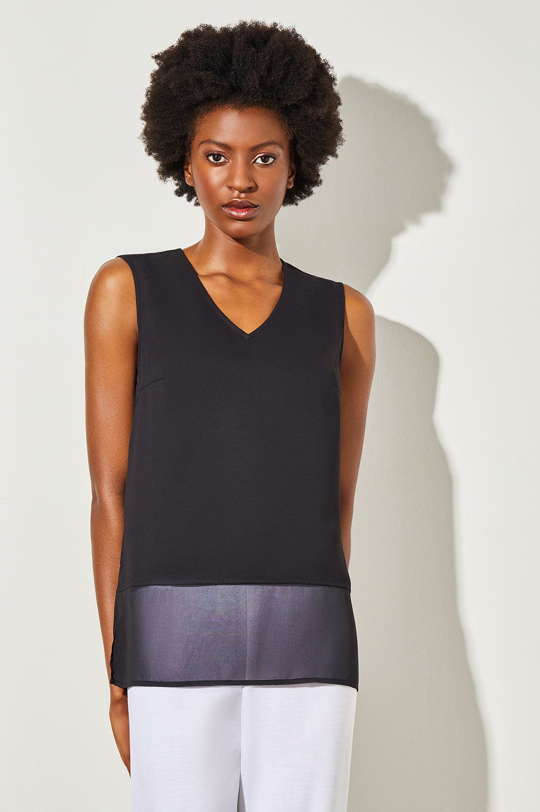 Chemisier Oscar De La Renta – Col Cravate, Imprimé Grille – Taille 10 – Neuf Sans étiquettes