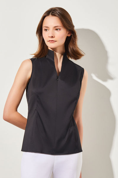 ★ ★ Women's Woven Label Sleeveless Half Zip-Up Women's Sleeveless Terry Half-Zip – Boxercraft