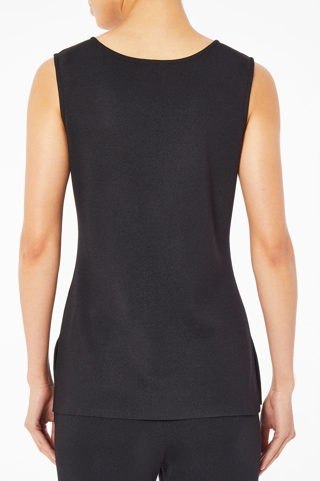 Ming Wang Black Scoopneck sold Tank Size Medium