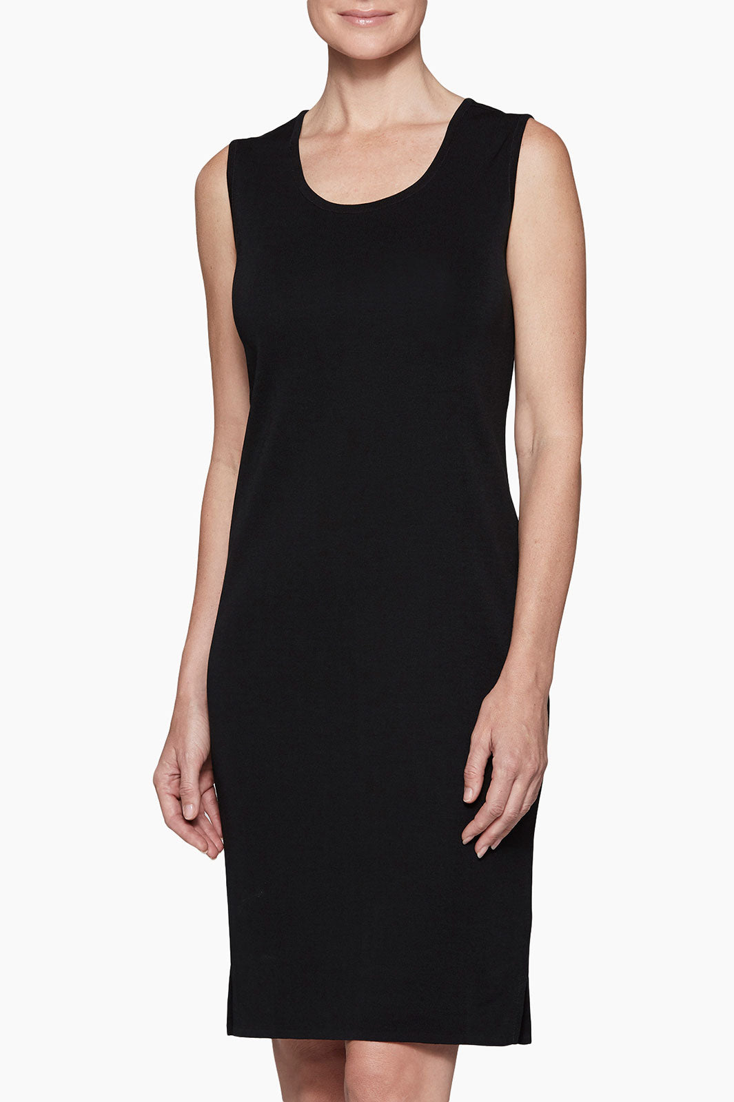 ★emis☆SLEEVELESS KNIT DRESS SLEEVELESS KNIT DRESS-IVORY - EMIS